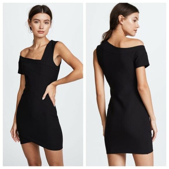 NWT Cinq à Sept Coralisa Asymmetric Mini Dress - 8 - Picture 1 of 8
